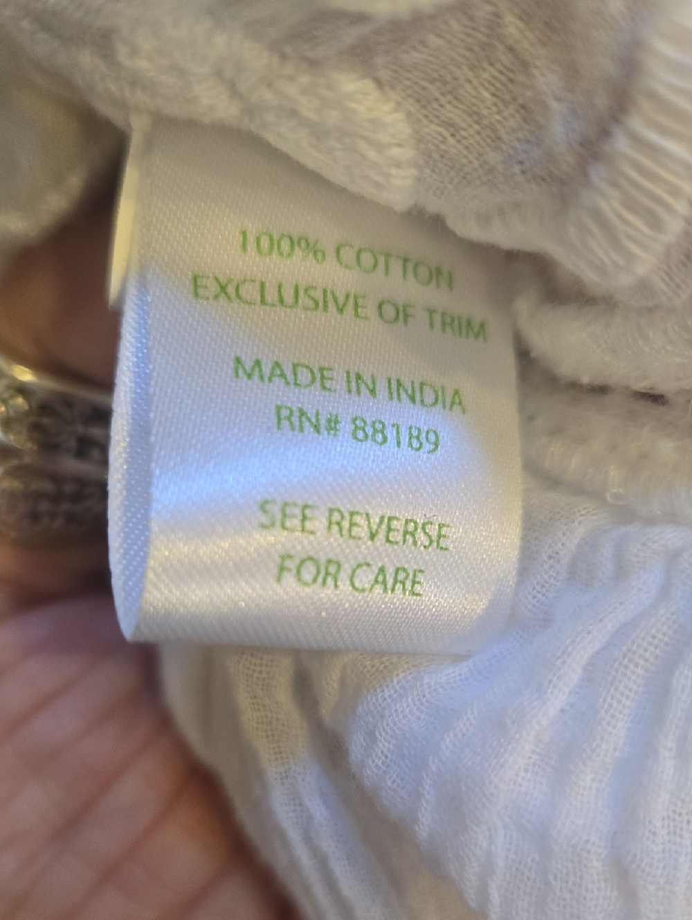 Lilly Pulitzer Sheer White Wide Sleeve Blouse - Picture 10 of 11